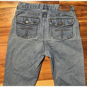 LRL Lauren Ralph Lauren Jeans Size 10 Classic Boot Cut Blue Denim Stretch